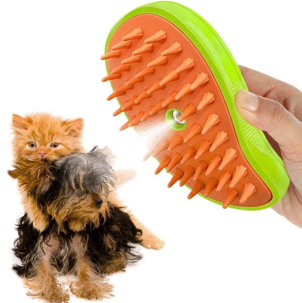 Cepillo de Vapor 3 en 1 para Gatos - Estilo Mango