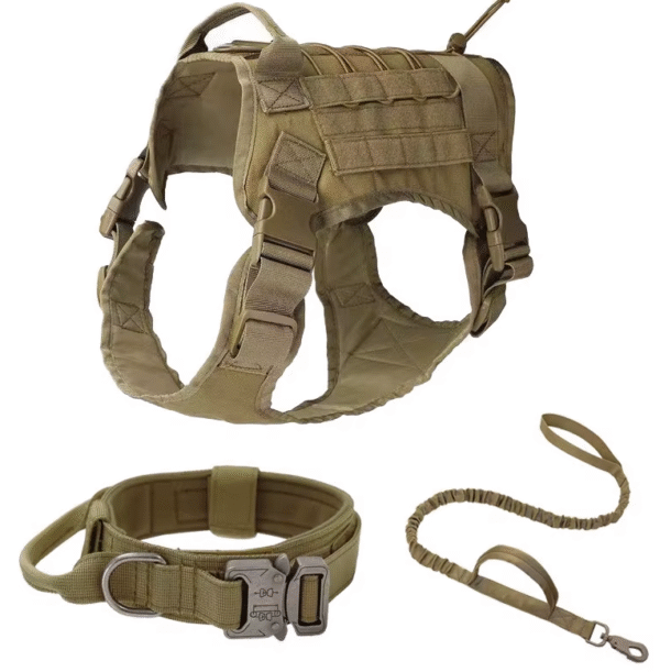 Chaleco Táctico de Entrenamiento para Perros – Arnés Ajustable de Alta Resistencia