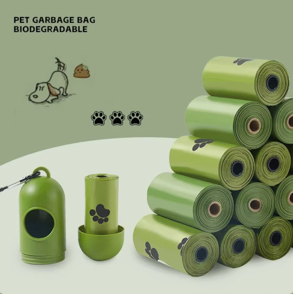 Bolsas Biodegradables para Desechos de Mascotas – Compostables de Almidón de Maíz - Image 3