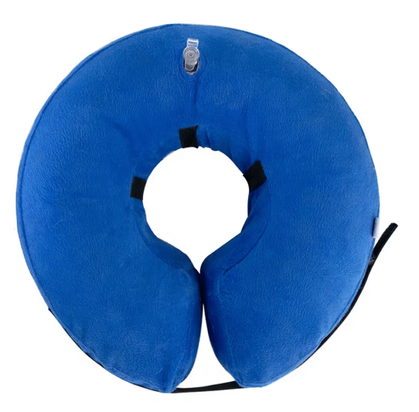 Collar Inflable Isabelino para Perros y Gatos – Suave, Ajustable y Cómodo para Recuperación Postoperatoria - Image 2