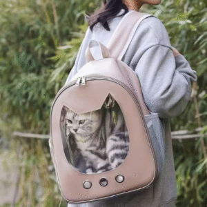 Mochila Transpirable para Gatos Estilizada