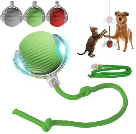 Pelota Interactiva Rodante para Perros y Gatos
